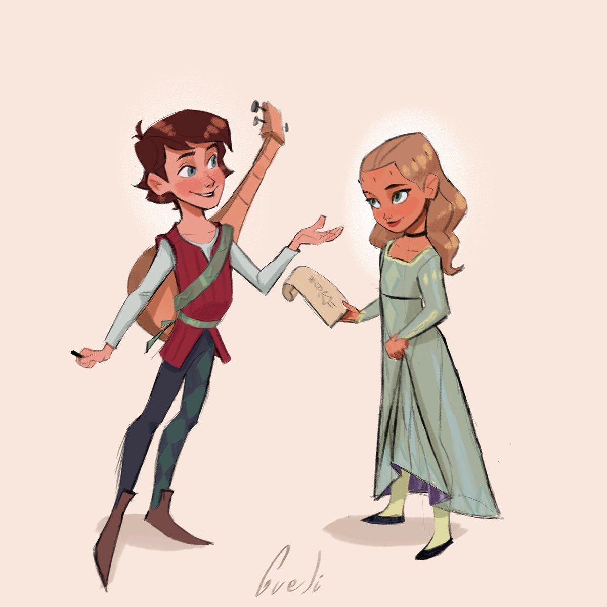 Today I drew my beloved OCs as kids, cause why not? Super fun times 😂