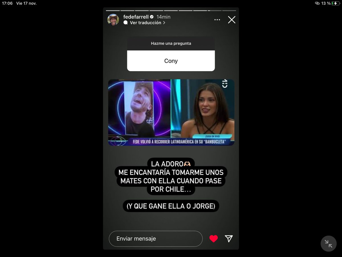nadiaquinterosm's tweet photo. Migajas FENY de hoy #FedeFarrell #ConyCapelli #CONSTANZA3331 #GranConstanza #FeNy #Migajas https://t.co/vE1Fq2oGX4