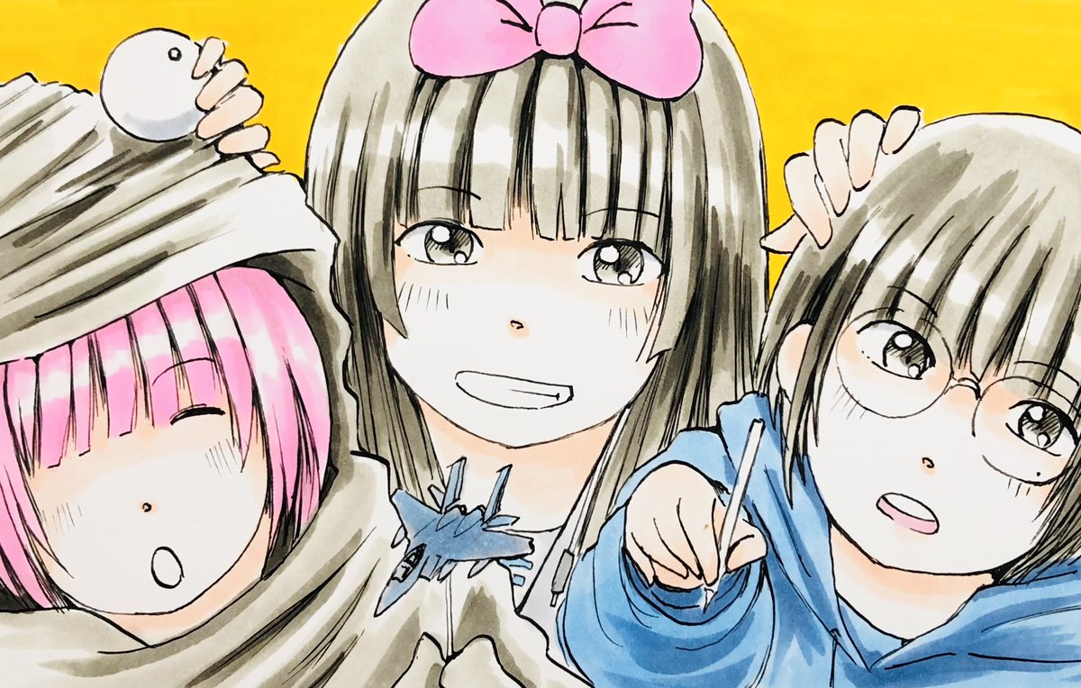 ナナチ(メイドインアビス) 「#これを見た人も何か無言で三人組をあげる」|まるも☆『きゃぴ』Kindle版発売中！のイラスト
