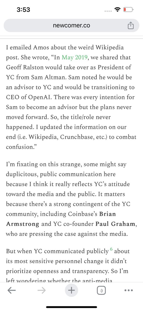 Eric Newcomer tweet media