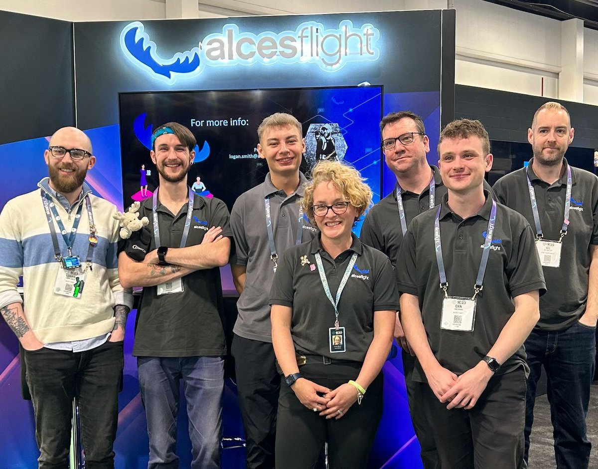 alcesflight's tweet image. From the Flight deck and from @Supercomputing #SC23 we want to thank every one of you.  It was great to see you all in Denver and we look forward to meeting again next year in Atlanta, GA!
#iamhpc #wearehpc