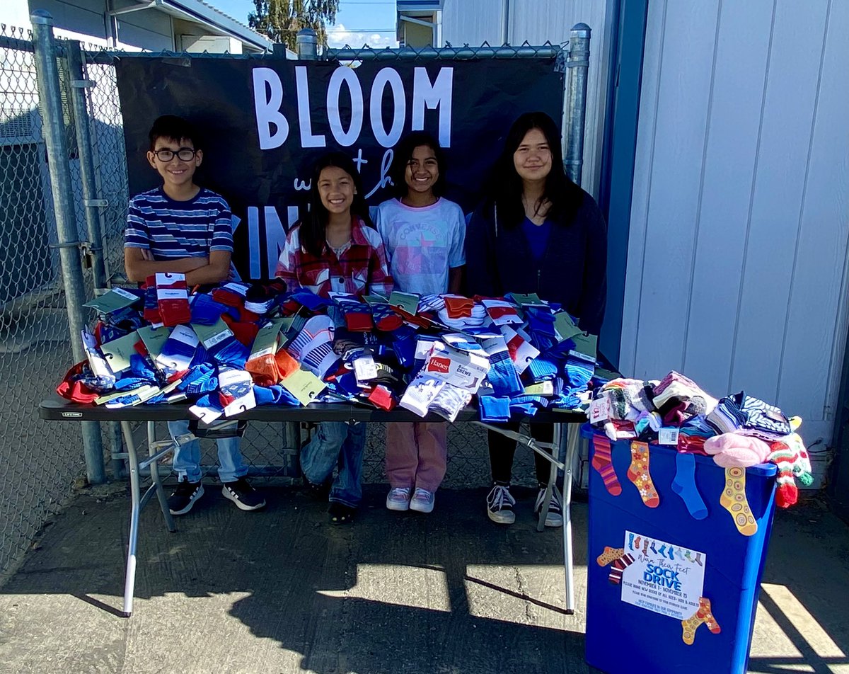 For our Kindness Act Schoolwide, our Falcons donated 745 socks to the Bakersfield Homeless Shelter. Way to go Falcons! 🧦 🎉 #FremontFalcons #teamBCSD #KindnessWeek2023