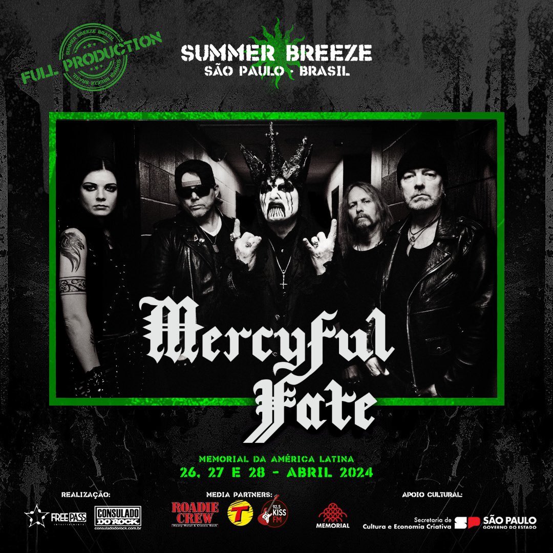 Brazil.. We heard you loud and clear. The Sabbath is coming to you. We will see you at the 2024 Summer Breeze Brasil. For tickets and info visit: summerbreezebrasil.com