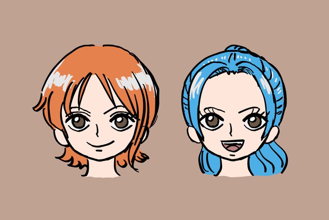 ナミ(ワンピース) 「アラバスタ編、当時のナミはまつ毛2本、ビビが4本