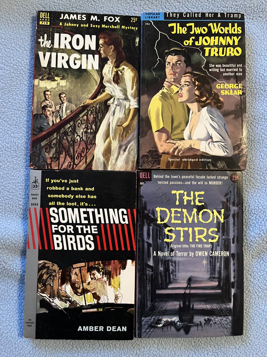 PaperbackPapa's tweet image. I’ve been having unbelievable paperback luck on this trip. All the books you see here were $2 apiece. No disrespect intended, but many bookstore owners don’t realize what they have. I cleaned them out.