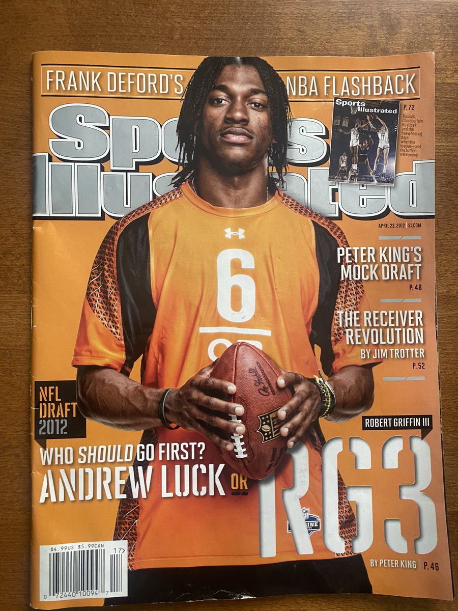 kardempire1's tweet photo. Found this today. Still in good condition 
#baylor
#sportsmag #sportsillutrated
@RGIII https://t.co/mMFq6z5Ckm