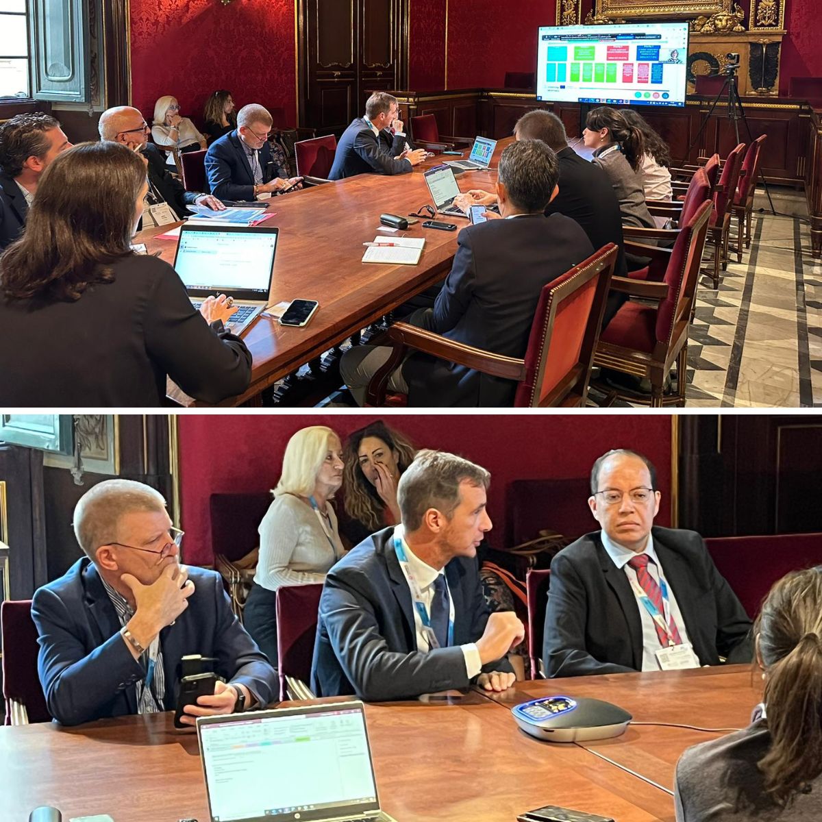 ascameorg's tweet photo. 📌 Yesterday, in the framework of the #Medaweek23, we organised a joint meeting with @ernoux_vincent, Coordinator of the València antenna of the Interreg Euro-MED Programme @ENICBCMed, and Dr. Mohamed Wageih, Project Manager of @PrimaProgram. #ASCAMEProjects #Barcelona https://t.co/0iqy7BmW4q