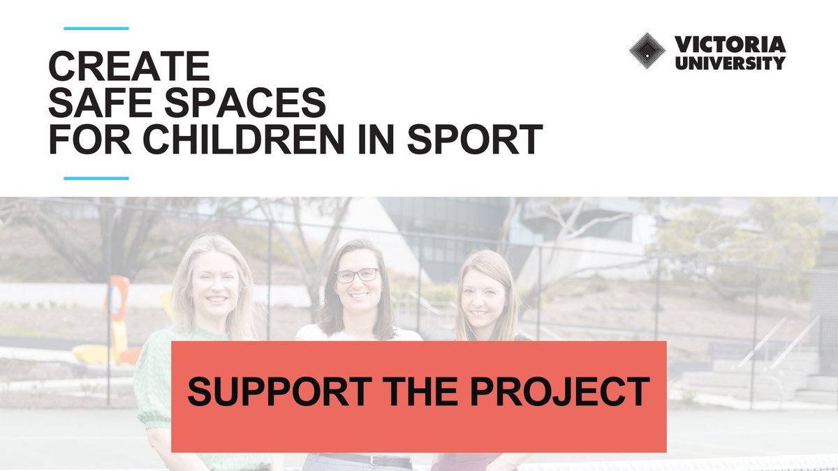 📢 Hi everyone! We need your help. My team (@MaryWoessner @alex_gparker) and I are launching a crowdfunding campaign 👉 bit.ly/40KYMN3 for our research project on protecting children from violence in community sport.