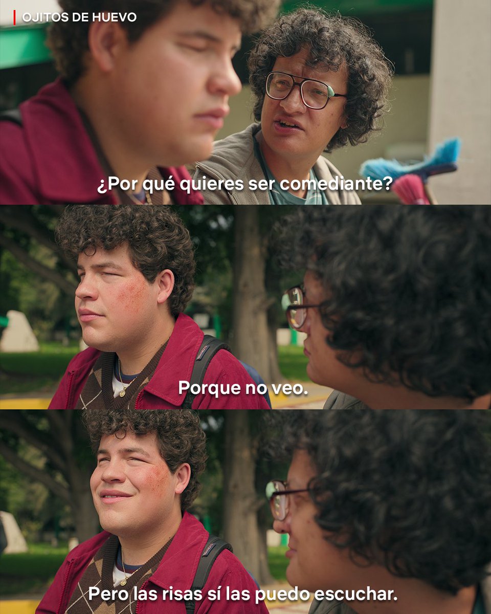 Alexis nos hace ver que, sin importar las circunstancias, siempre puedes salir adelante y reírte en el camino. 🥹 La serie 'Ojitos de Huevo' ya está disponible. ✨