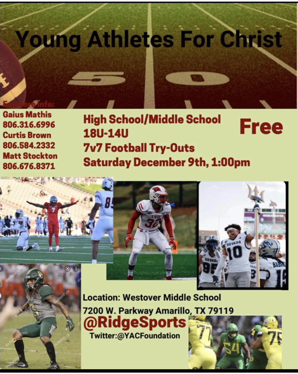 Just a few weeks away.
<a href="/Kingdsanders/">Darius Sanders</a> <a href="/TavianCombs/">Tavian Combs</a> <a href="/YllMicah15/">Micah Lewis</a> <a href="/parker_06/">Parker Cunningham</a> <a href="/TysonTurner20/">Tyson Turner</a> <a href="/terrencethee1/">TERRENCE LEWIS</a> @ChaseBruton11 <a href="/ImSebastianMz/">Sebastian Martinez</a> @brownbryson02 <a href="/TayrenCombs/">Tayren Combs’Tay</a> <a href="/christianknoos/">Christian Knoos</a> <a href="/LandryTreven/">Treven Landry</a> <a href="/FerrisQuaid/">Quaid Ferris</a> <a href="/TorresElyes/">elyes torres</a> <a href="/t_phillips11/">Tristan Phillips</a> <a href="/kk1meier/">Kaden “KK” Meier</a> @AgentCinc0_ <a href="/ChubbyJones1/">Lloyd Jones</a>