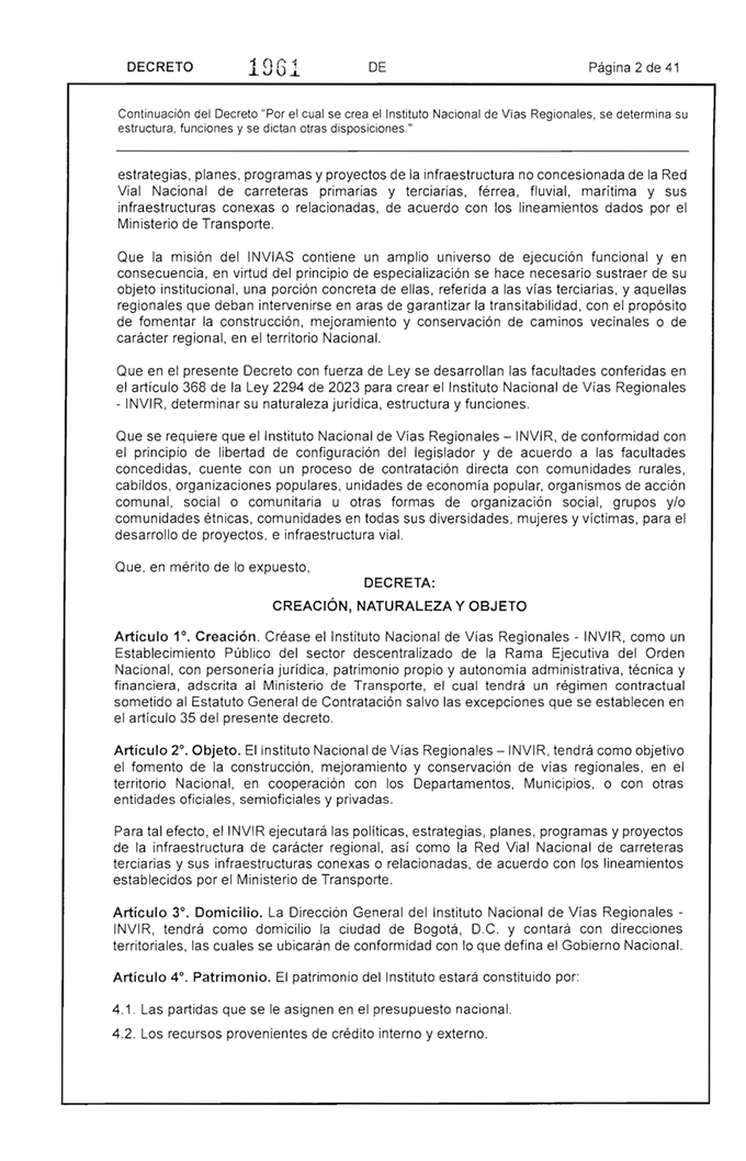 Melquisedec70's tweet photo. El gobierno acaba de cambiar de un plumazo la Ley 80 de contratación (decreto ilegal). Y ha creado un gigantesco ente burocrático para las vías del campo, Instituto Nacional de Vías Regionales https://t.co/nQ3Ujb4Gn7