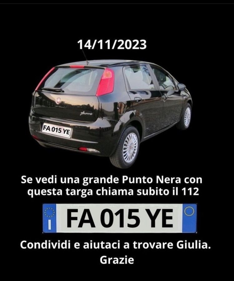 The owner of this car is an Italian guy who has kidnapped, assaulted and probably killed his ex-girlfriend before fleeing. He has an international arrest warrant and could be anywhere in Europe now, so in case you see this car get in touch with the authorities immediately.
Rt pls