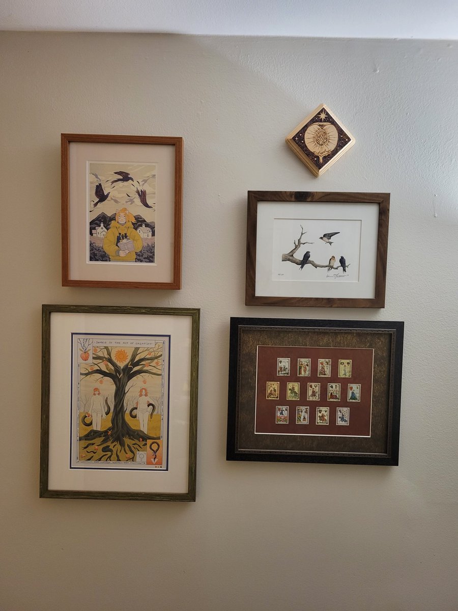 Got a woodburned piece from <a href="/LaureltheRadish/">Laurel</a>!