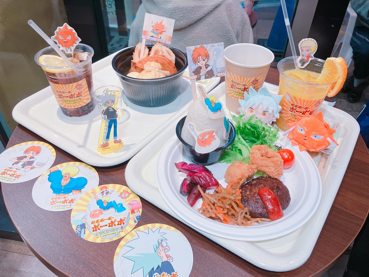「ボーボボカフェ!へっくんのコースター自引きしたんだが????この自引き運壊滅私が」|もちろうのイラスト