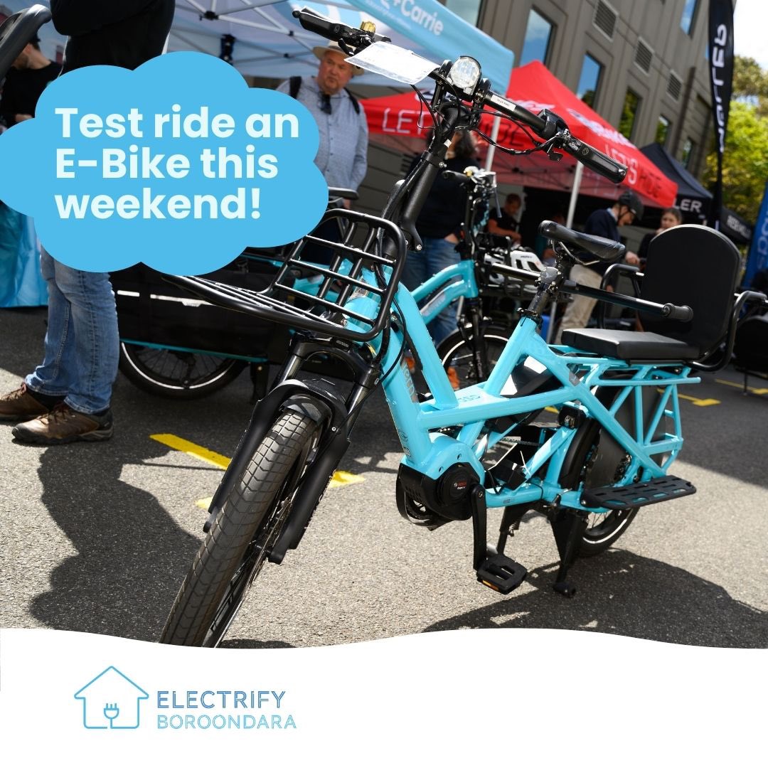 Come test ride an e-bike tomorrow! Day for it. Sun 19 Nov 10:30-12pm Parkview Room, Camberwell Library Sign up here 👇 boroondara.vic.gov.au/events/all-abo…