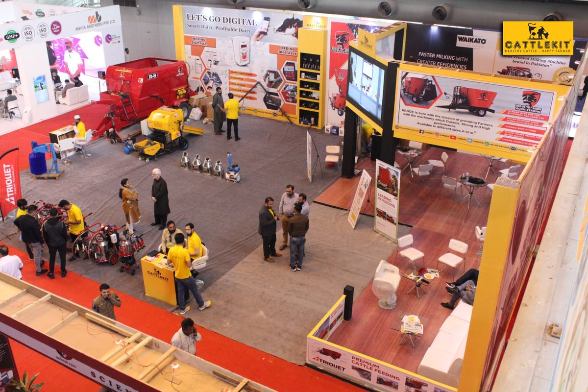 CattlekitP's tweet image. Dairy Asia Expo 2023..
CATTLEKIT wants to say Thanks to All Guest &amp;amp; Farmers to visit our CATTLEKIT Stall at Dairy Asia Expo 2023....
#anythingforfarmer
#dairymilk #dairycow #dairy #asia #expo2023 #stall @DCFAPakistan @JassarAftab