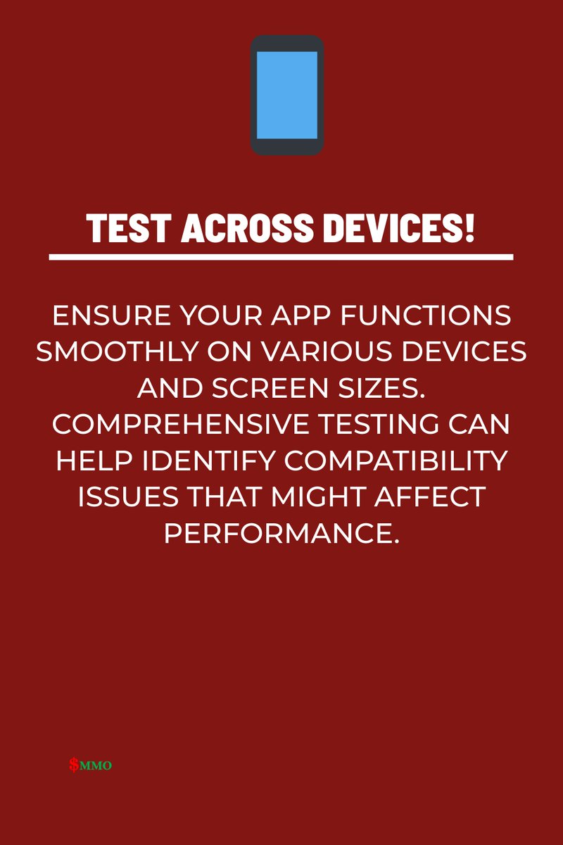 MMOIncomeSource's tweet image. 📱 Ensure your app functions smoothly on various devices and screen sizes. Comprehensive testing can help identify compatibility issues that might affect performance. #DeviceTesting #AppCompatibility
lnk.mmoideas.com/cffbb240