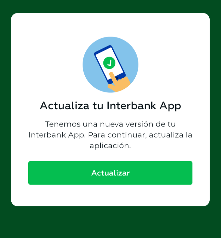 jonathanmaguia's tweet photo. @interbank No deja actualizar su app, se le da actualizar y te manda a la página de Play Store con el botón de "Abrir" https://t.co/deQChEFXUc