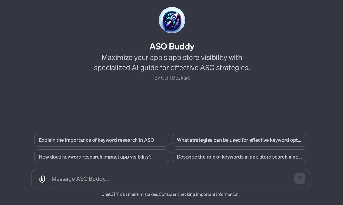 🚀 Boost your app's visibility with ASO Buddy! 📈📲 Supercharge your ASO strategies and get insights with this powerful CPT tool. Check out more AI top project picks at aitoppicks.com 🔥 #AppStoreOptimization #AI

@celilbozkur