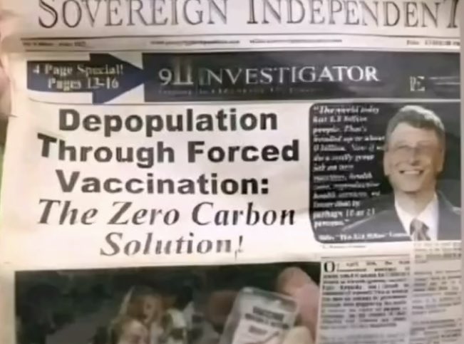 TJAConspiracy's tweet photo. BILL GATES
WAS PROPOSING
DEPOPULATION
SINCE 2011
#depopulation #billgates #vaccines #planparenthood #covid #illuminati #wef #un #who #nih #china #farmland
#foodshortage #mrnavaccines https://t.co/ByeusrYmhV