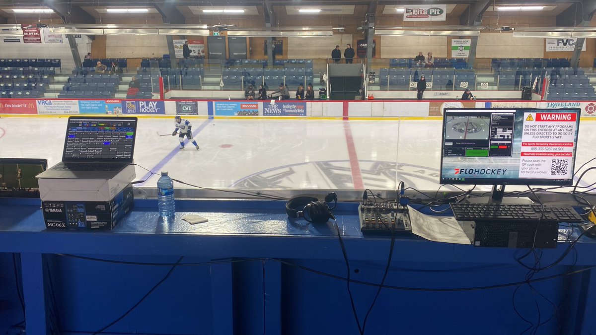 qdsworld's tweet photo. “Rangers may lead the way, but Marines find a way.”

Tonight at the Pilot House at MSA Arena, we have an absolute first in @ThePJHL 

Dueling DJ setups in the game between the @ChilliwackJets and your @AbbyPilots 

No goal horn? No problem. #SolutionFound #WheelsUp #GoPilots https://t.co/4ccnU6HwS9