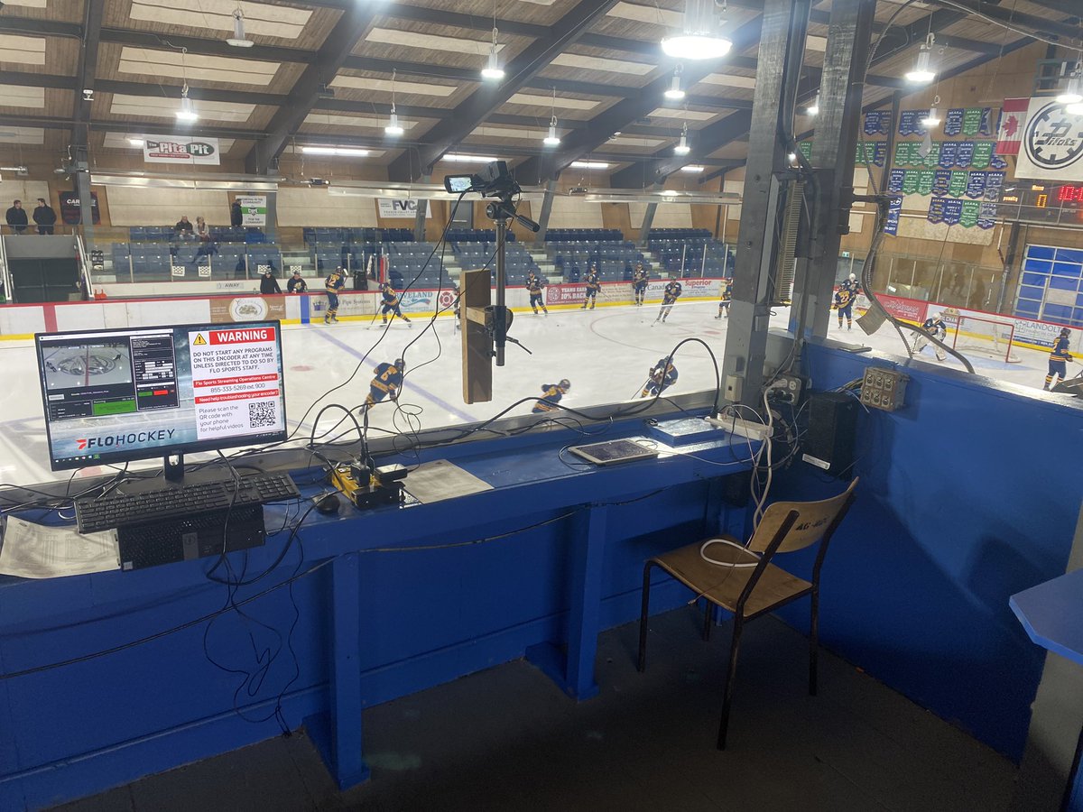 qdsworld's tweet photo. “Rangers may lead the way, but Marines find a way.”

Tonight at the Pilot House at MSA Arena, we have an absolute first in @ThePJHL 

Dueling DJ setups in the game between the @ChilliwackJets and your @AbbyPilots 

No goal horn? No problem. #SolutionFound #WheelsUp #GoPilots https://t.co/4ccnU6HwS9