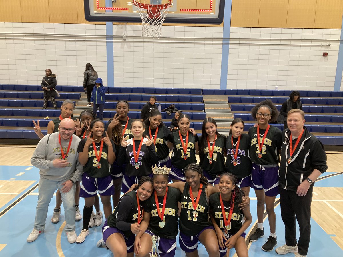 <a href="/ROCHsports/">St. Roch Ravens</a> are back to back Sr Girls Division 1 Basketball Champions! Defeating <a href="/SMSSAthletics/">St. Martin Athletics</a> 51-29
With the victory Roch is <a href="/OFSAA/">OFSAA</a> bound! <a href="/DPCDSBSchools/">Dufferin-Peel Catholic District School Board</a>