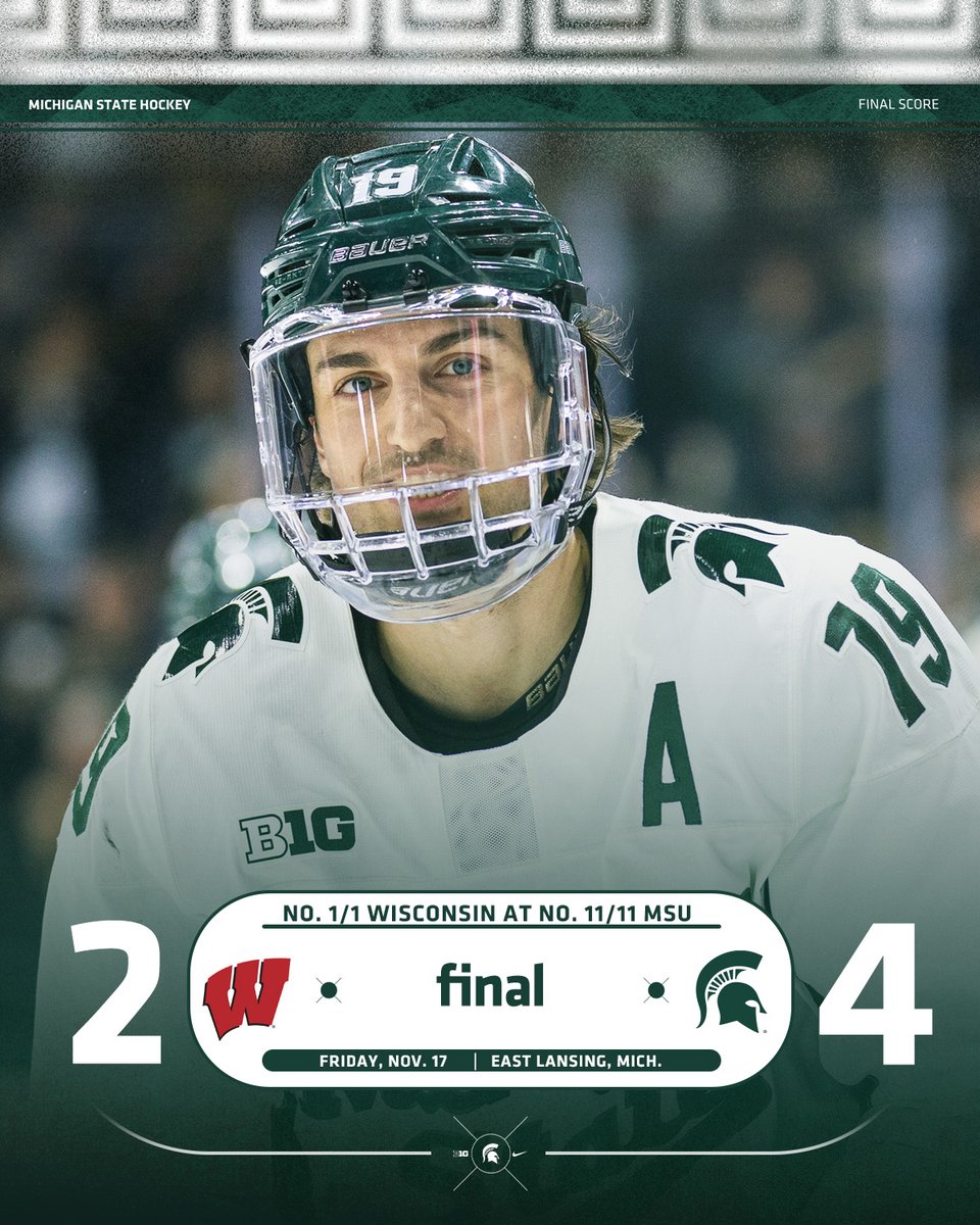 MSU_Hockey's tweet image. It was a good Friday at Munn.  

Let's play again tomorrow.