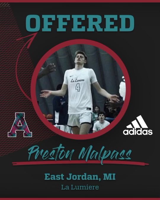 Blessed to receive an offer Alma College!