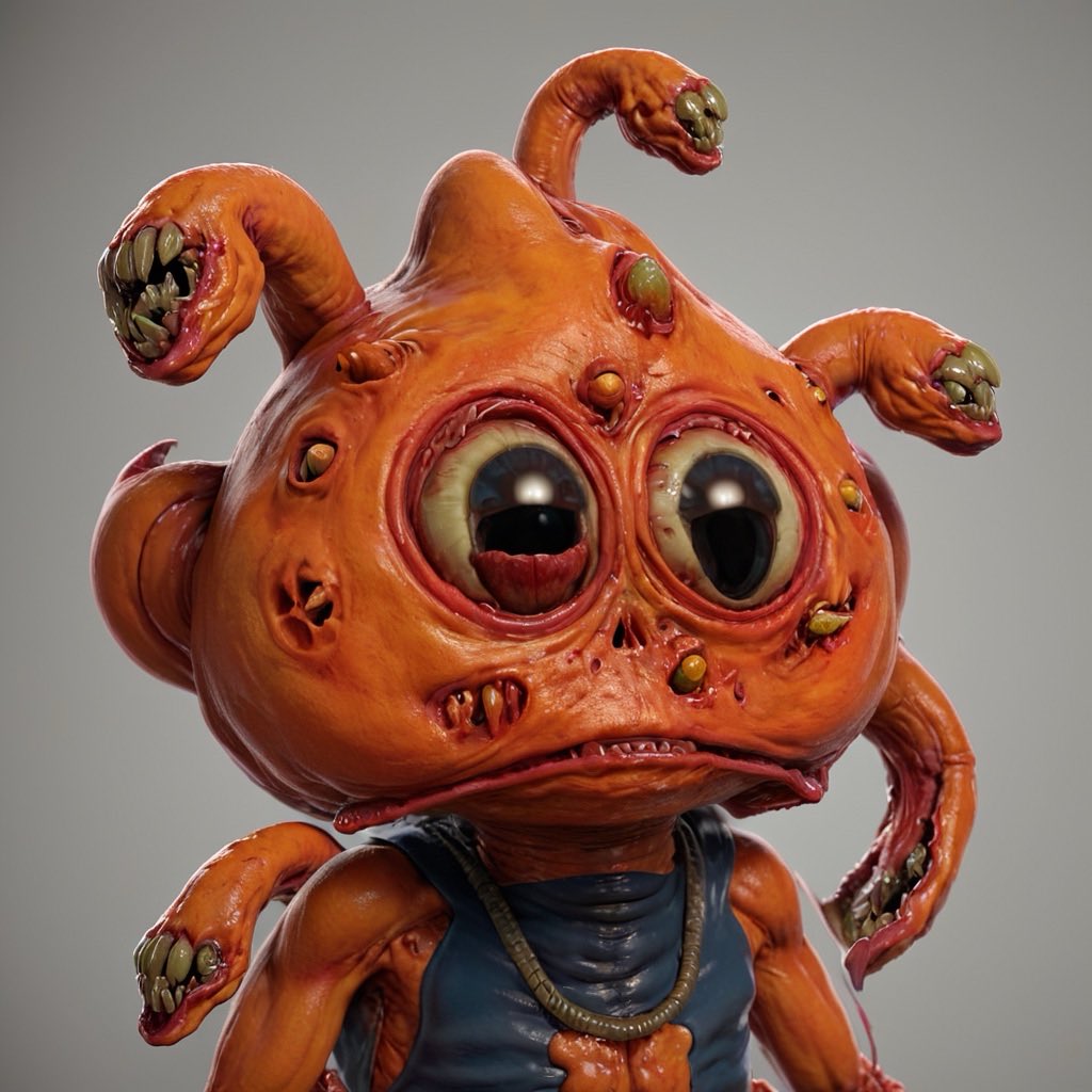 MrBraide's tweet image. Here we go @TrapMonkie just got my 3 mutants and 3 cyborg morphs done  and they look 🔥🔥🔥🤲🏾💯