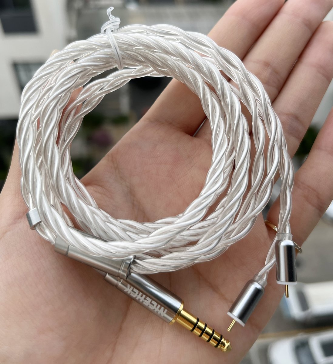 モデル: sHeart 導体: 4芯 OFC+銀メッキOFC ❤ 3.5mm / 4.4mm選択可能