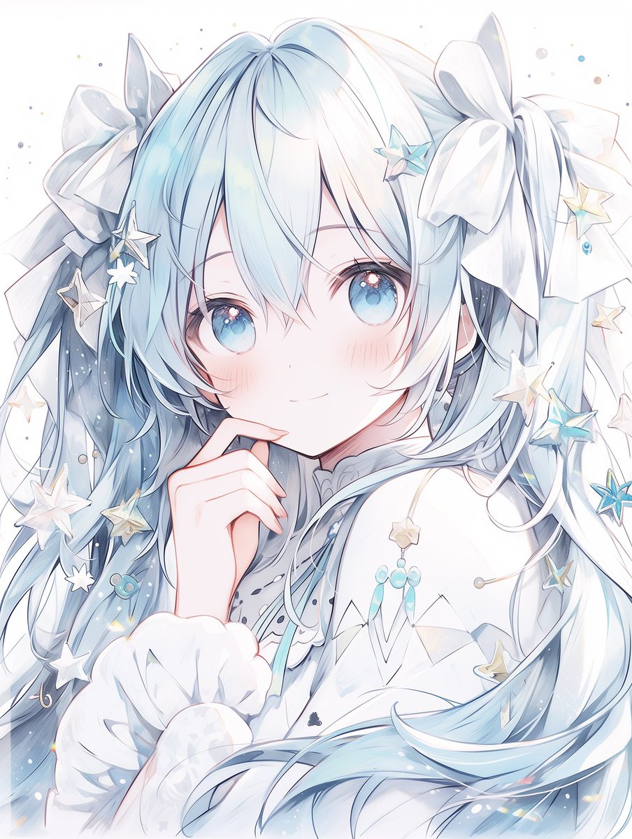 cocotte_ai's tweet photo. #初音ミク
白リボン☆*。 https://t.co/qvRg5xRbrO