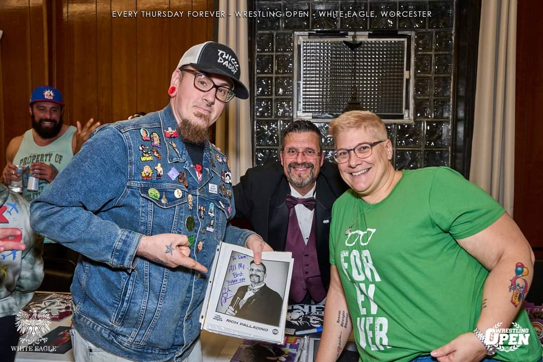 daves_wrasslin's tweet image. Had to support @RichPalladino for his 30th!!!! See you on Sunday in Foxboro. #okcorral #onefall