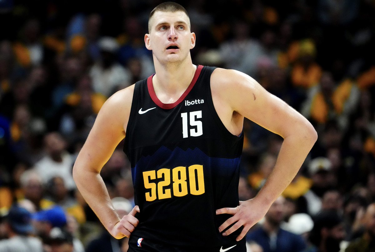 bball_ref's tweet photo. Nikola Jokic is the first player EVER with the following stat line: 

- 26 points
- 16 rebounds
- 18 assists

🤯 https://t.co/QqOTXg9jth
