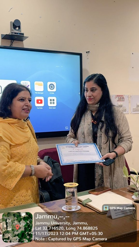 jeevanj21048944's tweet photo. 3 days Pre-Immersion work started at the Dept of Lifelong Learning, University  of Jammu on 17 November, 2023. Ms Sheetal Pandita(JKAS) Deputy Secretary to Govt., Dept. Of Rural Development and Mr Lakhwinder Singh, Manager IIT Mandi (HP) were the resource persons 
#ruraldept https://t.co/qRB3X4puUG