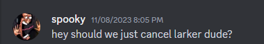 LarkerMixed's tweet photo. hey we should cancel larker dude? https://t.co/xbrpjF6a6P