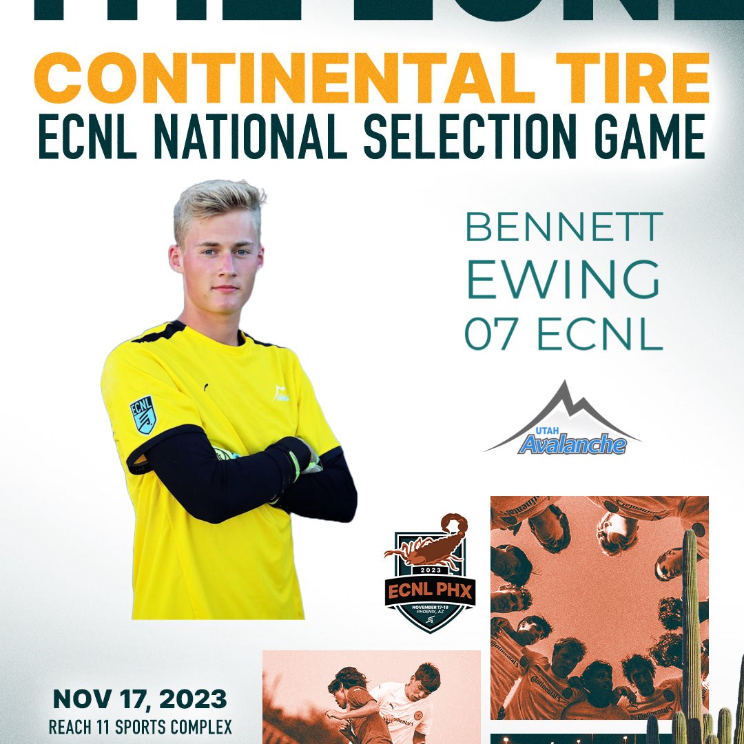 AvalancheSoccer's tweet photo. Huge congratulations to Bennett from our Boys 07 ECNL team on being selected to play in the National Selection Game tonight! Good luck, Bennett!!
#utahavalanche #ecnl #ecnlboys #nationalselectiongame https://t.co/Zw8aMXo85C