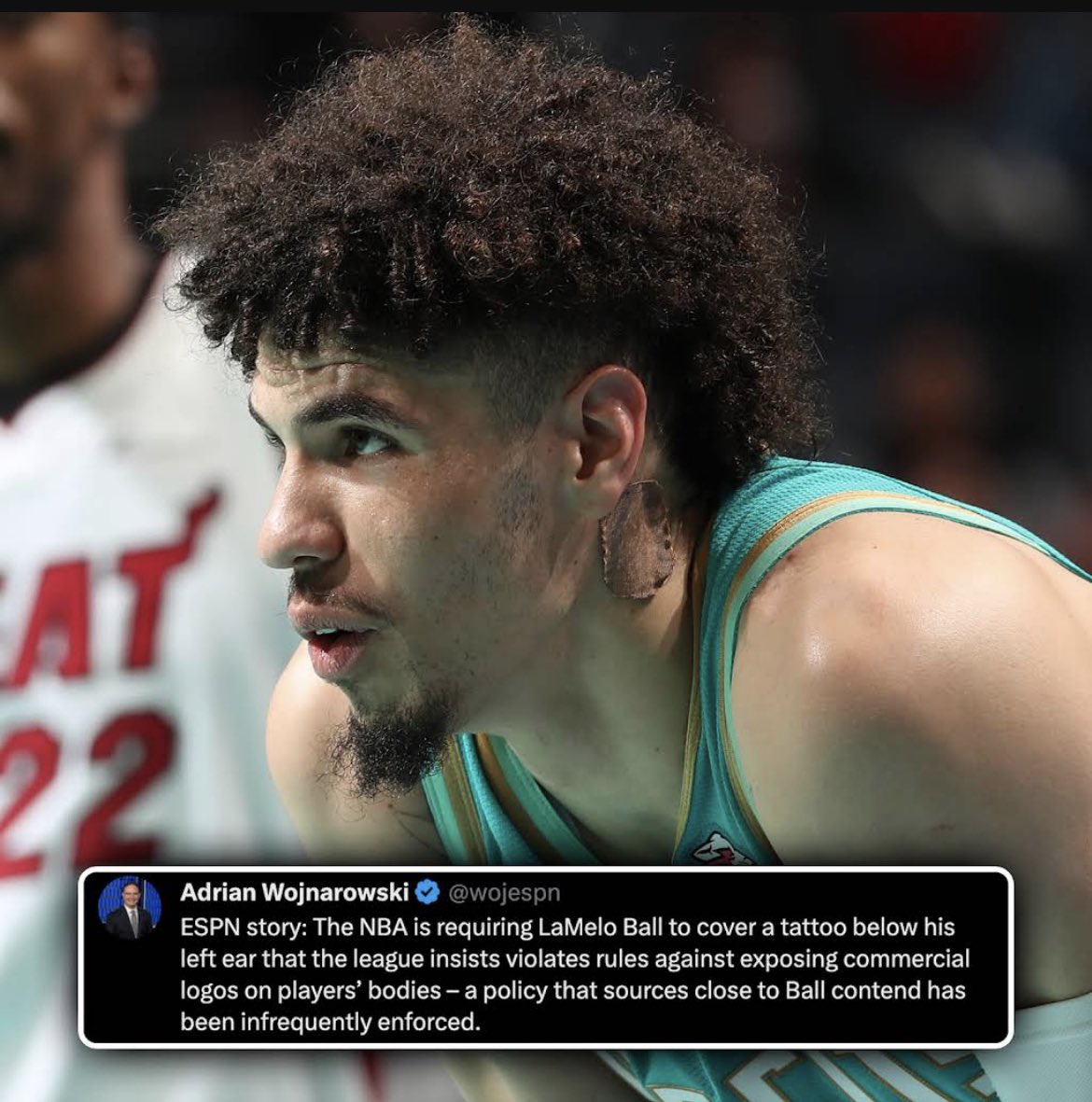 LaMelo Ball forced to cover neck tattoo - TalkBasket.net