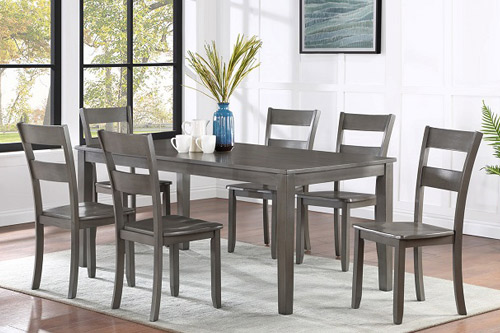 The Addy 7 Piece Wood Dining Set is the perfect addition to your dining room! Crafted from high-quality wood, this set is durable and built to last - Available in Pensacola, Florida! matcomattress.com/product-page/a…