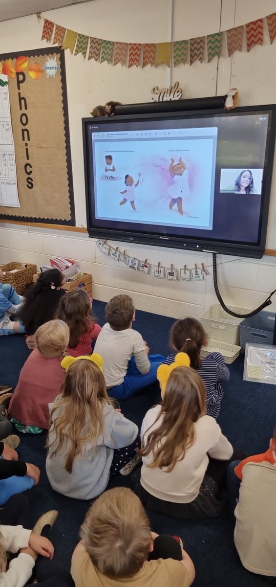 BranstonInfant1's tweet photo. A huge thank you to @VashtiHarrison @PuffinBooks for the super #Live virtual visit this afternoon! #readingforpleasure #ReadBig #LincolnshireReadingPledge #GoldSchool @WSHEnglishHub @BookBranston 💙 https://t.co/pCG4Frazat