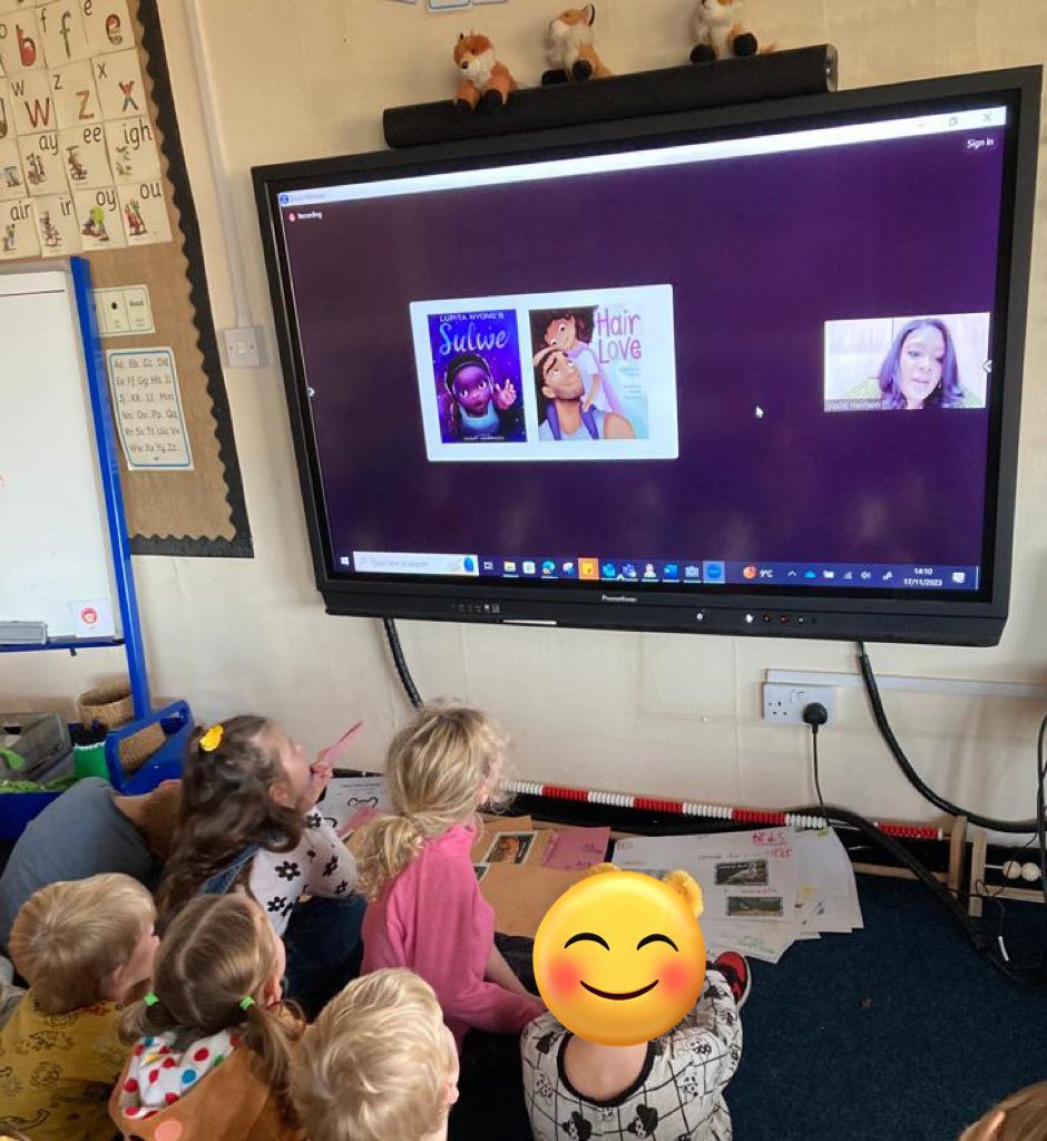 BranstonInfant1's tweet photo. A huge thank you to @VashtiHarrison @PuffinBooks for the super #Live virtual visit this afternoon! #readingforpleasure #ReadBig #LincolnshireReadingPledge #GoldSchool @WSHEnglishHub @BookBranston 💙 https://t.co/pCG4Frazat