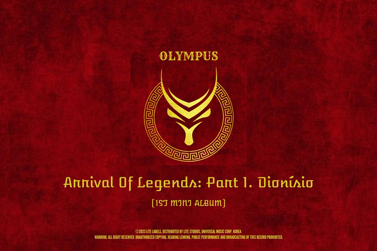 LITE_OLYMPUS's tweet photo. OLYMPUS(올림포스 산)  

〔Arrival Of Legends: Part I. Dionísio〕

🔜COMING SOON

🔜COMING SOON 

#OLYMPUS #올림포스산 #1ST_MINI_ALBUM #ARRIVAL_OF_LEGENDS https://t.co/h3JGfvyJV7