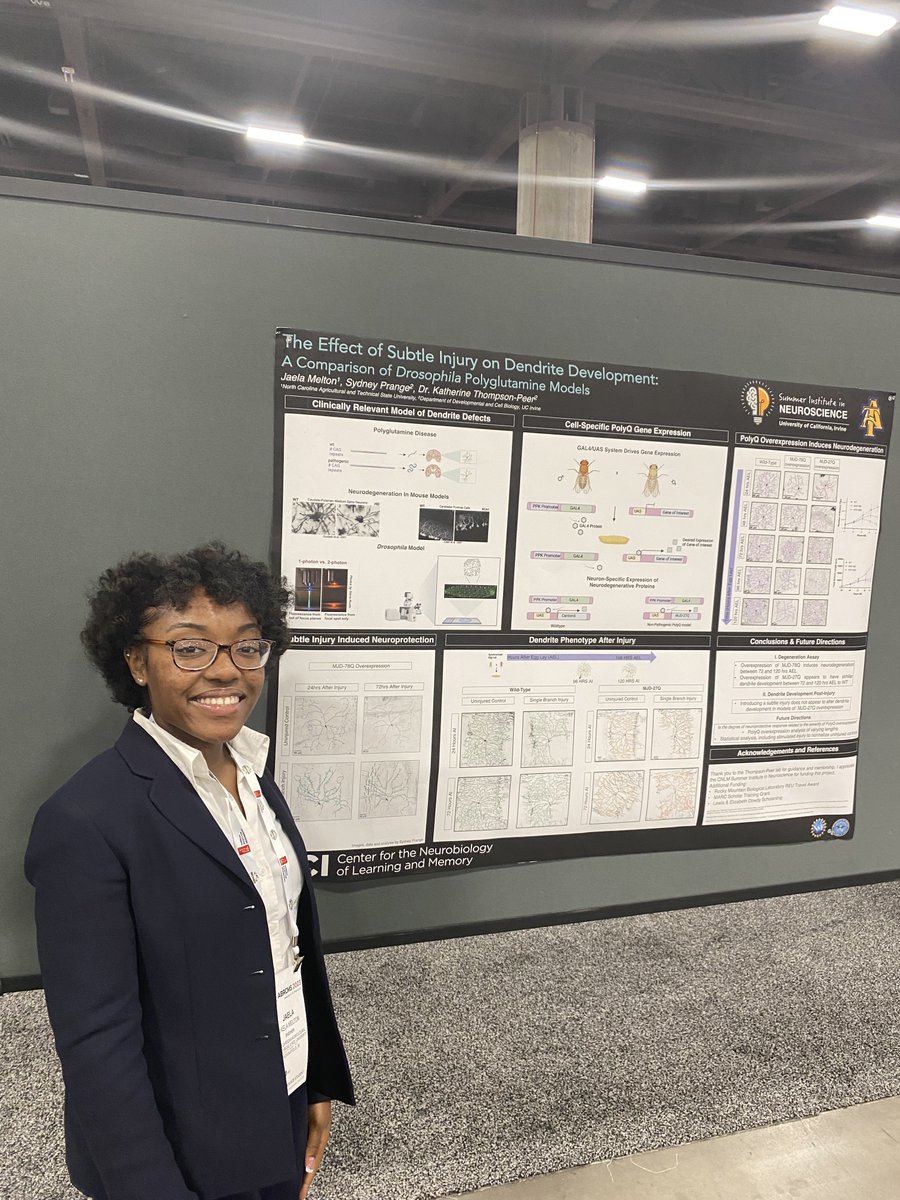 manuellayassa's tweet photo. A few of our Summer Institute in Neuro alumni presented posters at @ABRCMS!  Proud of you, @darriencoates, @joey_dupree_, Angel and India! @svmahler @j_diaz_alonso @AutumnSkyeIvy @LuluChenLab https://t.co/VSKUtkegRp