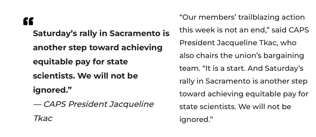 capsscientists's tweet photo. State Scientists Union to Rally for Fair Pay at the Democratic Convention in Sacramento

Full Article 🗞️: https://t.co/pEvRJ7IgW8 https://t.co/XF16ROsll3