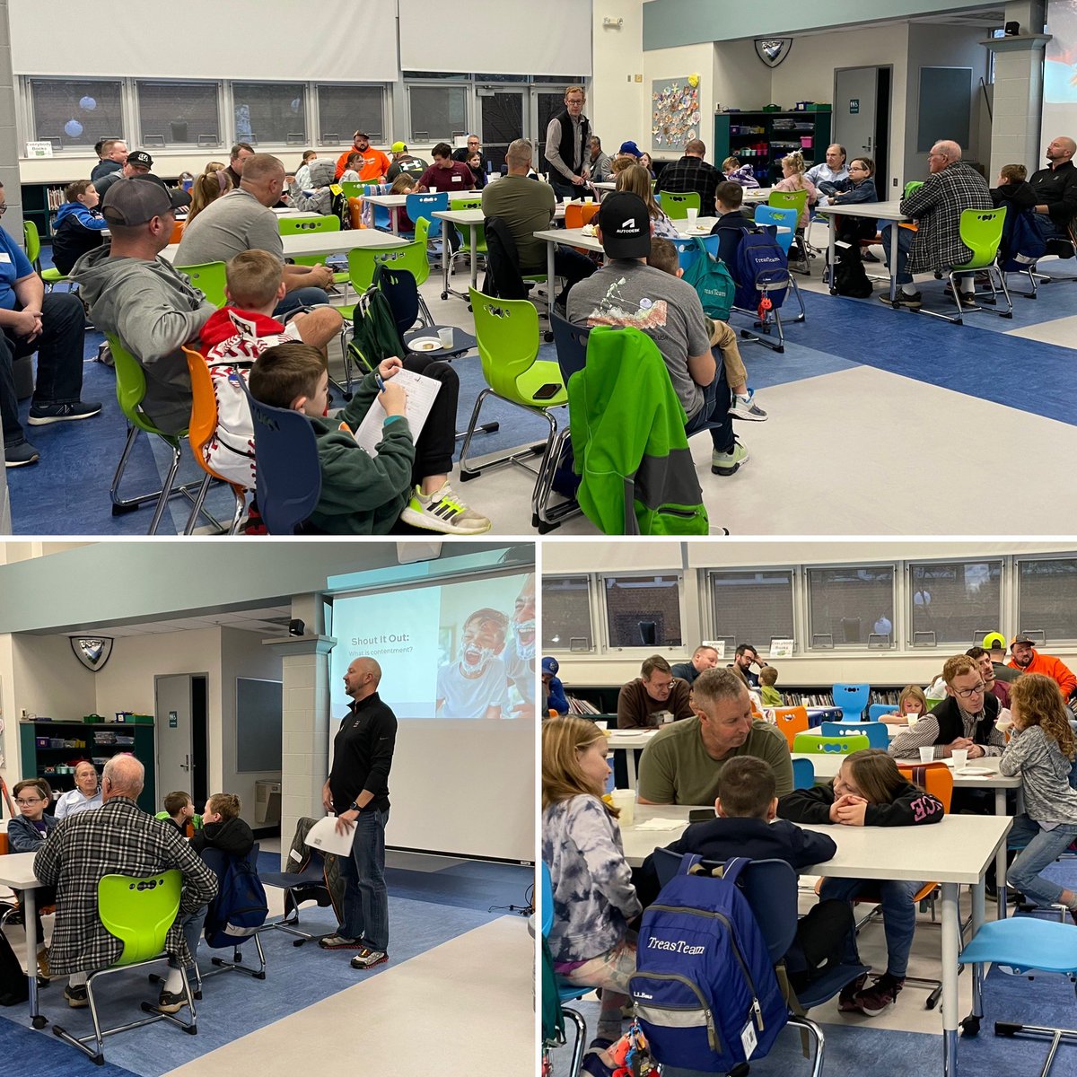 MandyMunich's tweet image. Learning what it means to have contentment was a great lesson at @AllProDad today! 👨‍👧‍👦 @TME_tigers