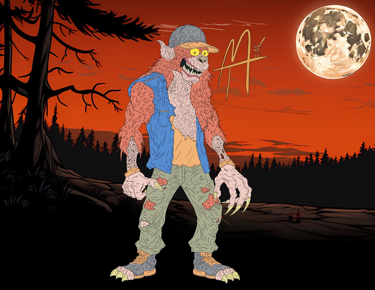 Where The Wolves At?

Turned myself into a Wherewolf. That's a stoned werewolf. Not enough ginger wolves out there.

#digitalart #procreateart #cartoons #cartoonwerewolf #Wherewolf #art #missedthebear #idontknowwhatimdoing