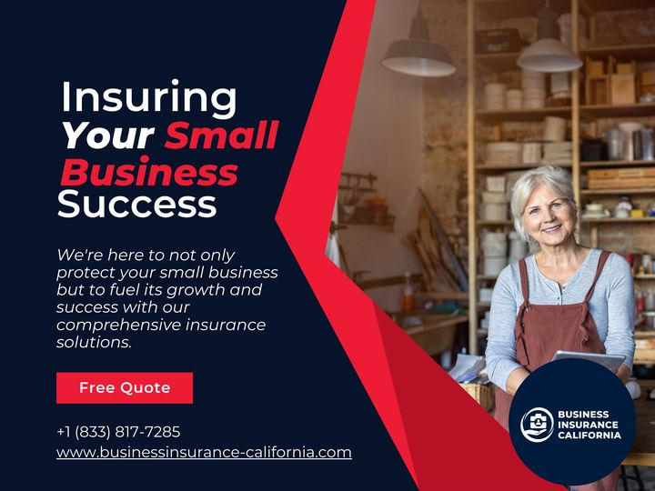 Insuring your small business's success involves more than just purchasing insurance policies. Get the best business insurance quote online for free. Contact us at 833-817-7285 or visit our website at businessinsurance-california.com.

#BusinessInsurance
#SmallBusinessInsurance