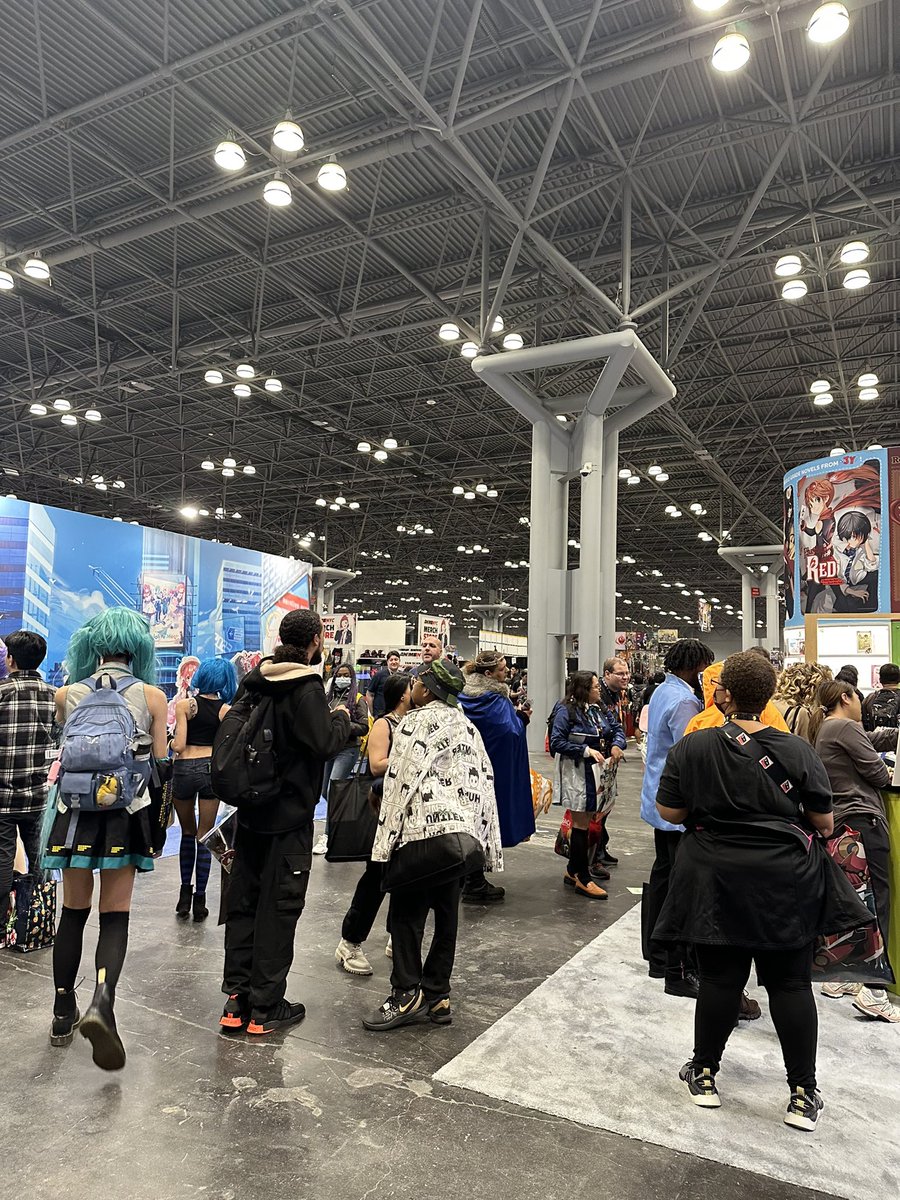 japansociety's tweet photo. Japan Society is at @AnimeNYC for the first time! 🎉 Come see us in Booth 1931 to take home exclusive posters, learn about language classes and upcoming films + enter our giveaway to win exciting prizes! #AnimeNYC2023 https://t.co/BQOHPDFVFA