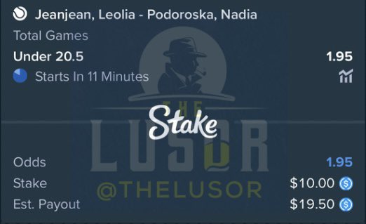 TheLusor's tweet photo. BET 1 Lusor Ladder Challenge🪜🫡

Colina Challenger 🇨🇱

$10 to $19.5

Jeanjean vs Podoroska - UNDER 20.5 GAMES

#GamblingTwitter #SportsBetting #ParlayScience https://t.co/1UFWKa35zp