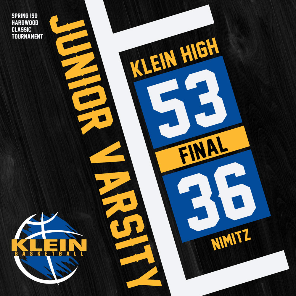 kleinbearkatsbb's tweet photo. JV looked really good out there and gave us quite the show. Great work everyone!
#jrvarsitybasketball #kleinhighschool #kleinisd #basketballtime #bball #hoops #basketball #loveofthegame #basketballislife #GottaGetBuckets #basketballtime #scoringsession #fillingupthenet #bball https://t.co/Hz4Efrq3QL